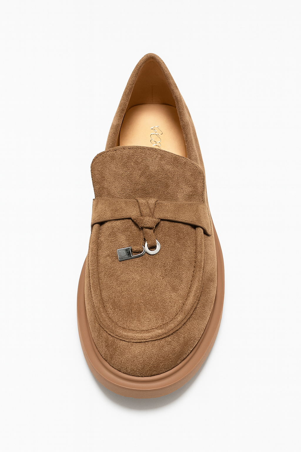 Mocassins Lara en suédine – Noir & Marron