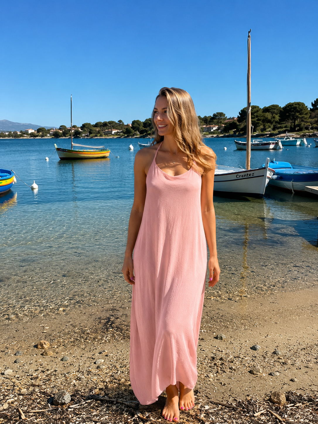 Robe longue Dos nu Océane