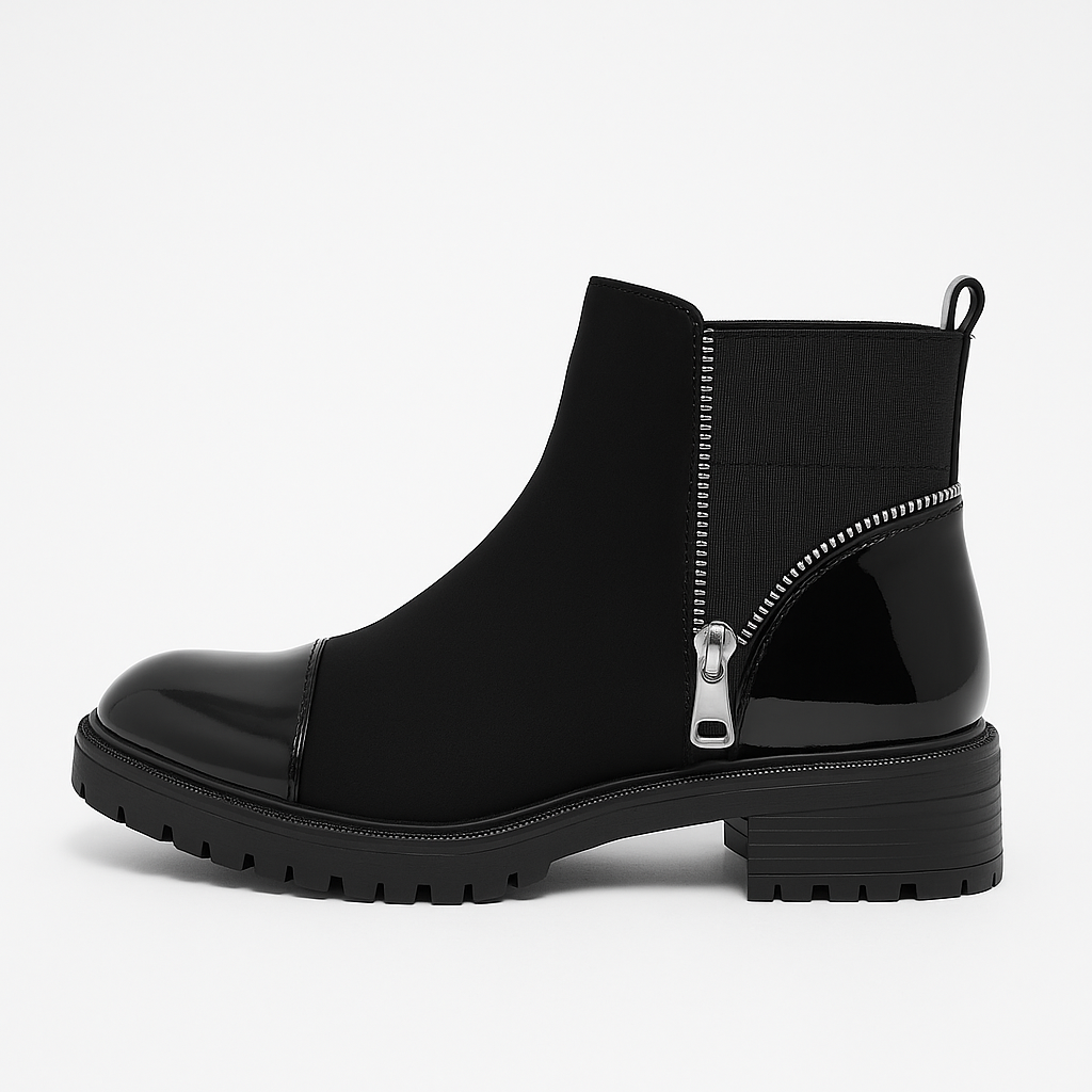 Bottines  à Zip – Modèle Charlotte