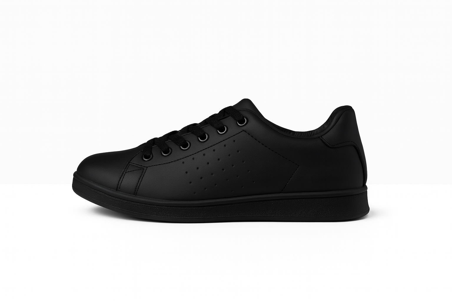 Baskets  femme Élise – Blanc & Noir – Style tendance et confort quotidien