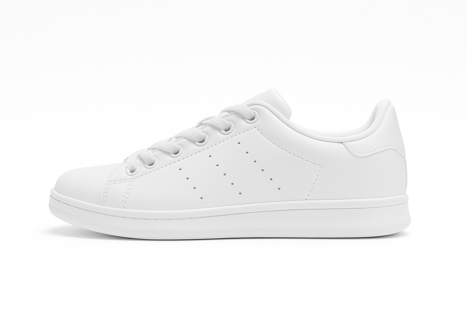 Baskets  femme Élise – Blanc & Noir – Style tendance et confort quotidien