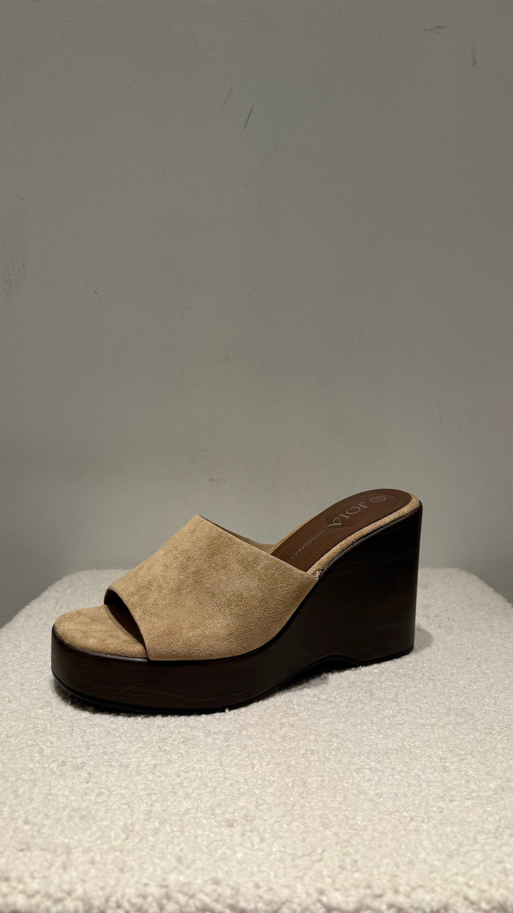 Mules compensées effet bois - kiffeur