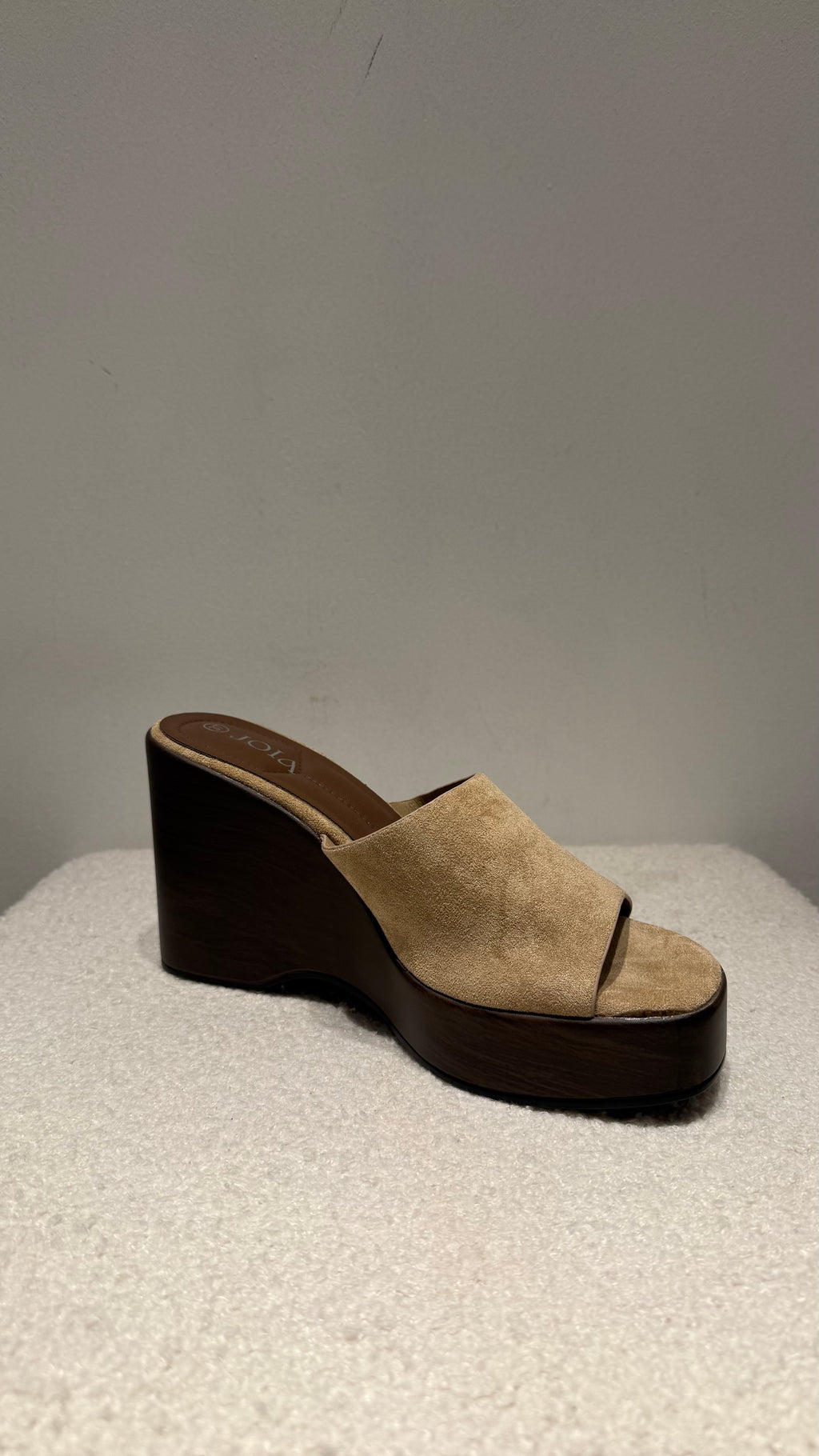 Mules compensées effet bois - kiffeur