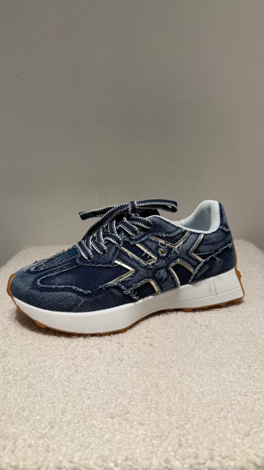 Baskets Denim effet Destroy – Kiffeur