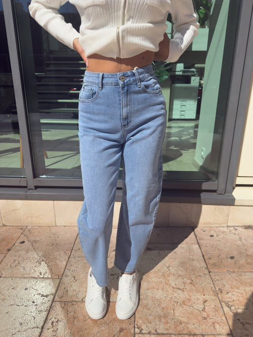 Jean Mom Fit Taille Haute Levy