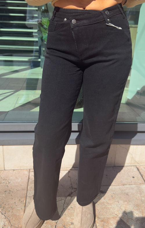 Jean Zaza – Droit Gris et Noir Taille Haute