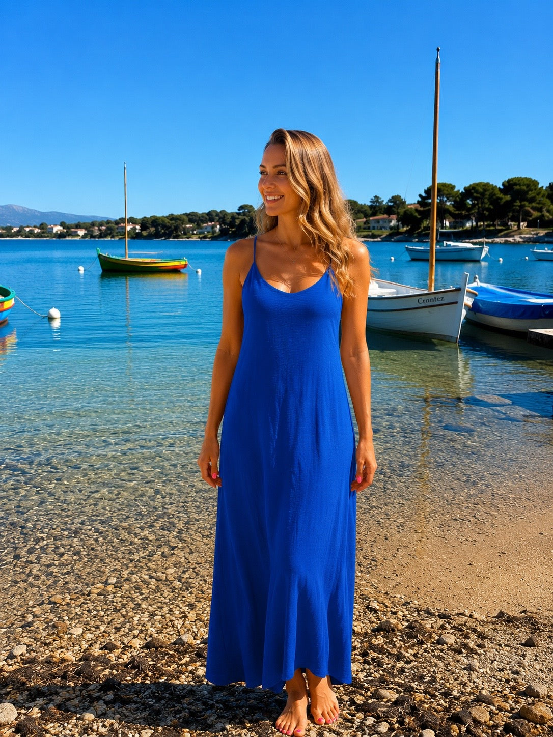 Robe longue Dos nu Océane