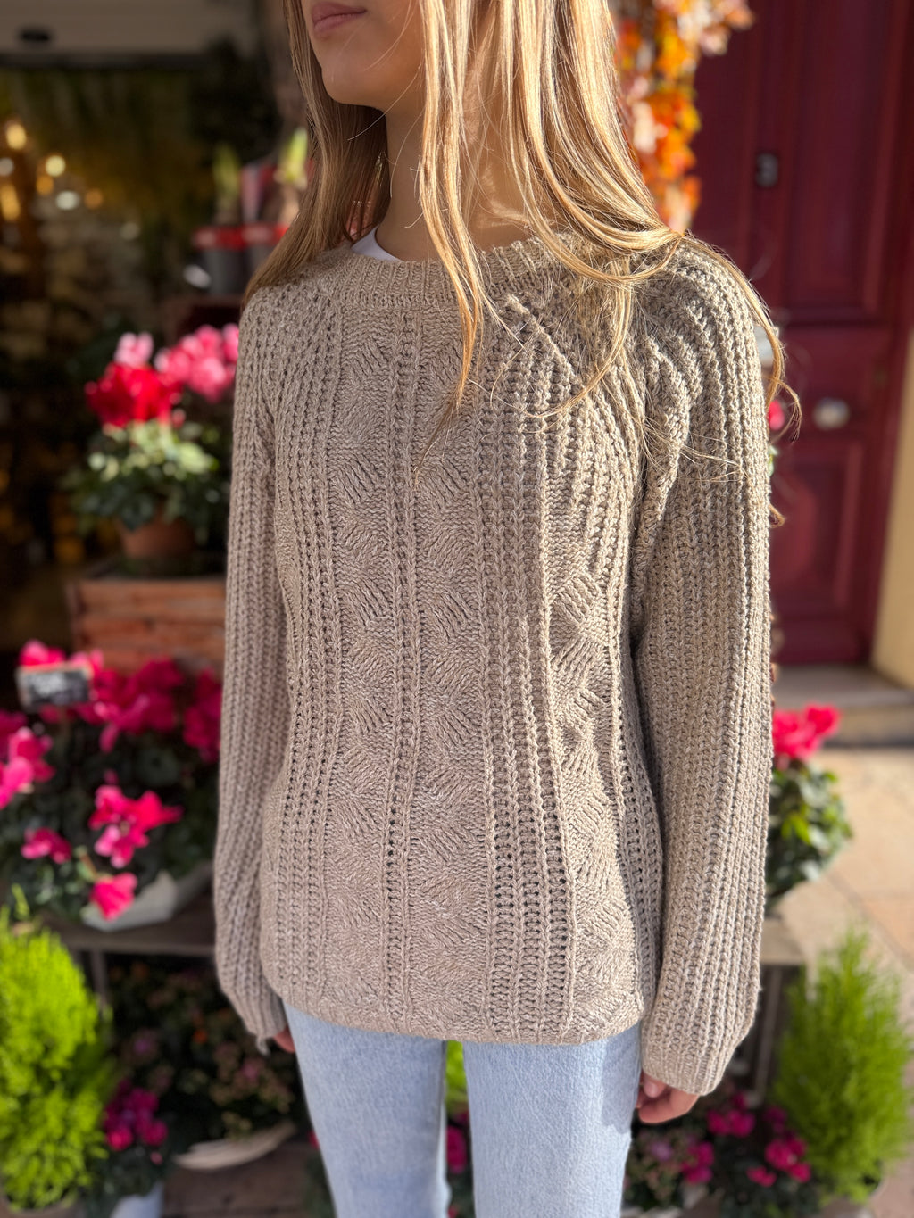 Pull Torsadé Oversize – Ultra Doux & Confort – 10 €