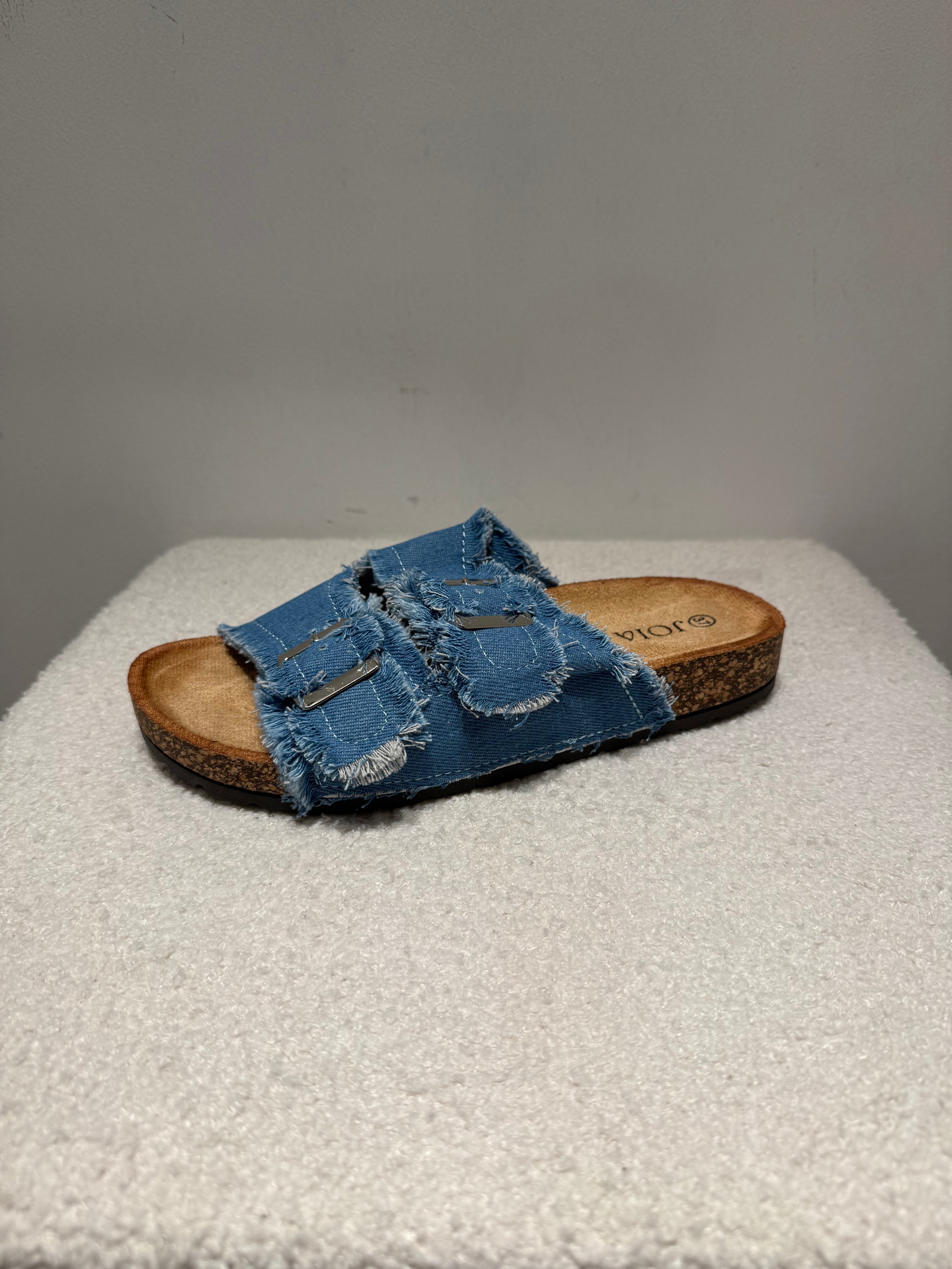 Claquettes denim réglables – Kiffeur