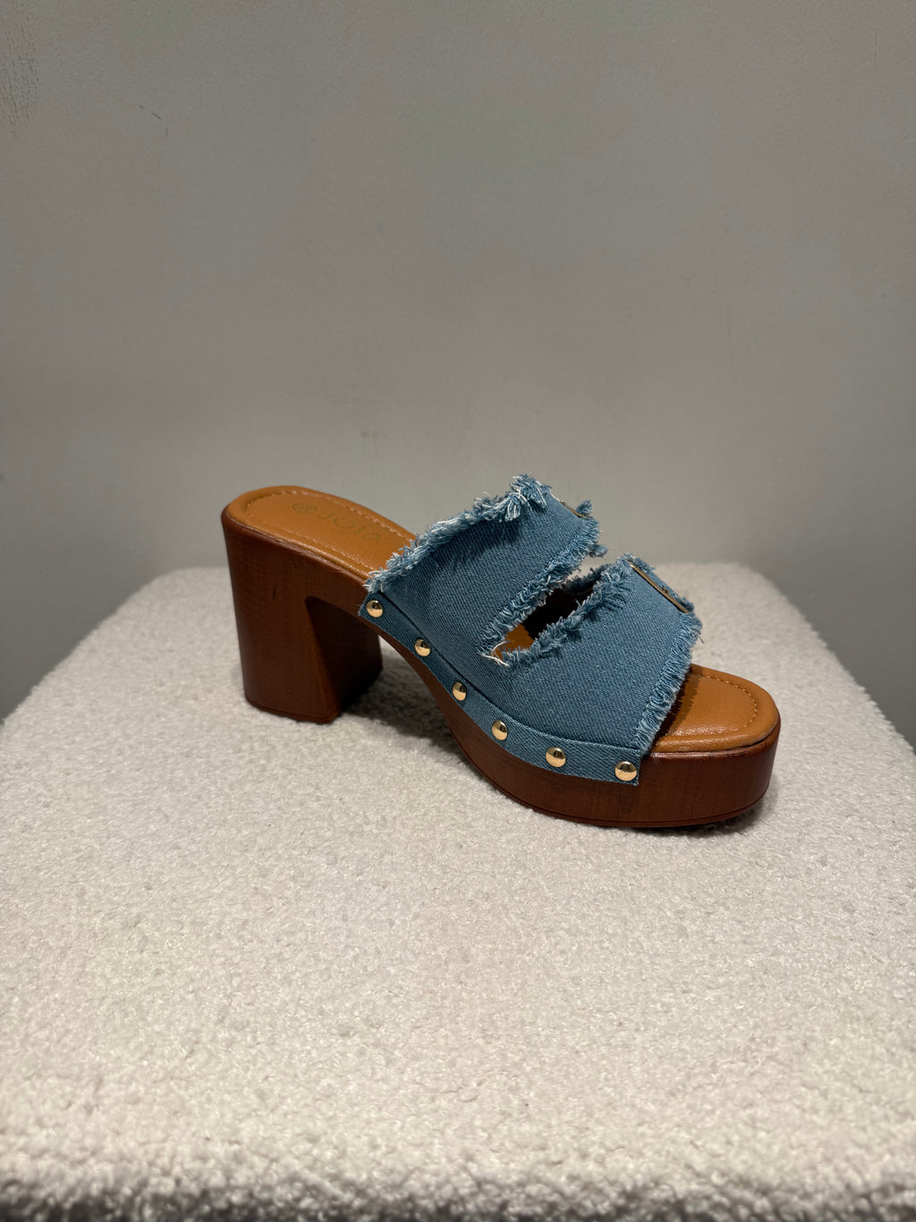 Mules à talon boucles & clous – Kiffeur