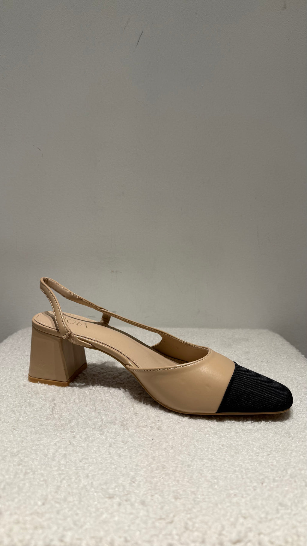 Escarpins slingback bi-matière – Kiffeur