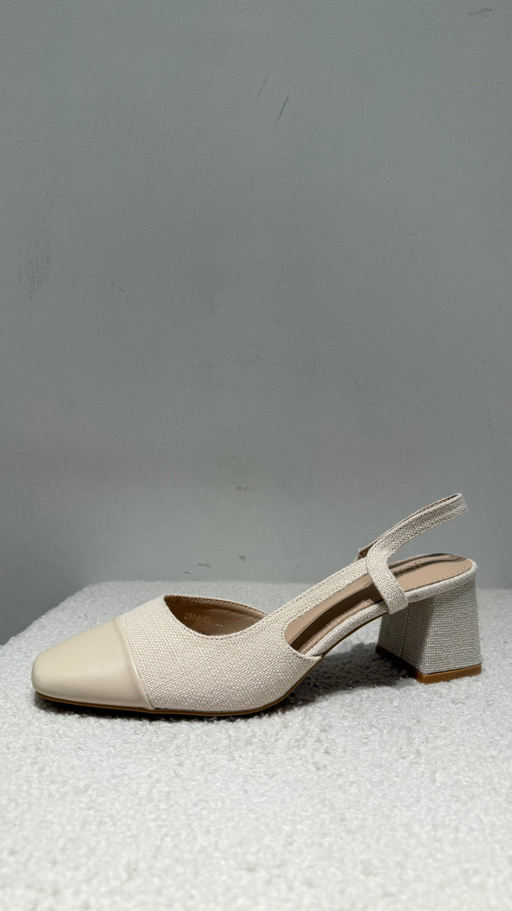 Escarpins slingback bi-matière – Kiffeur