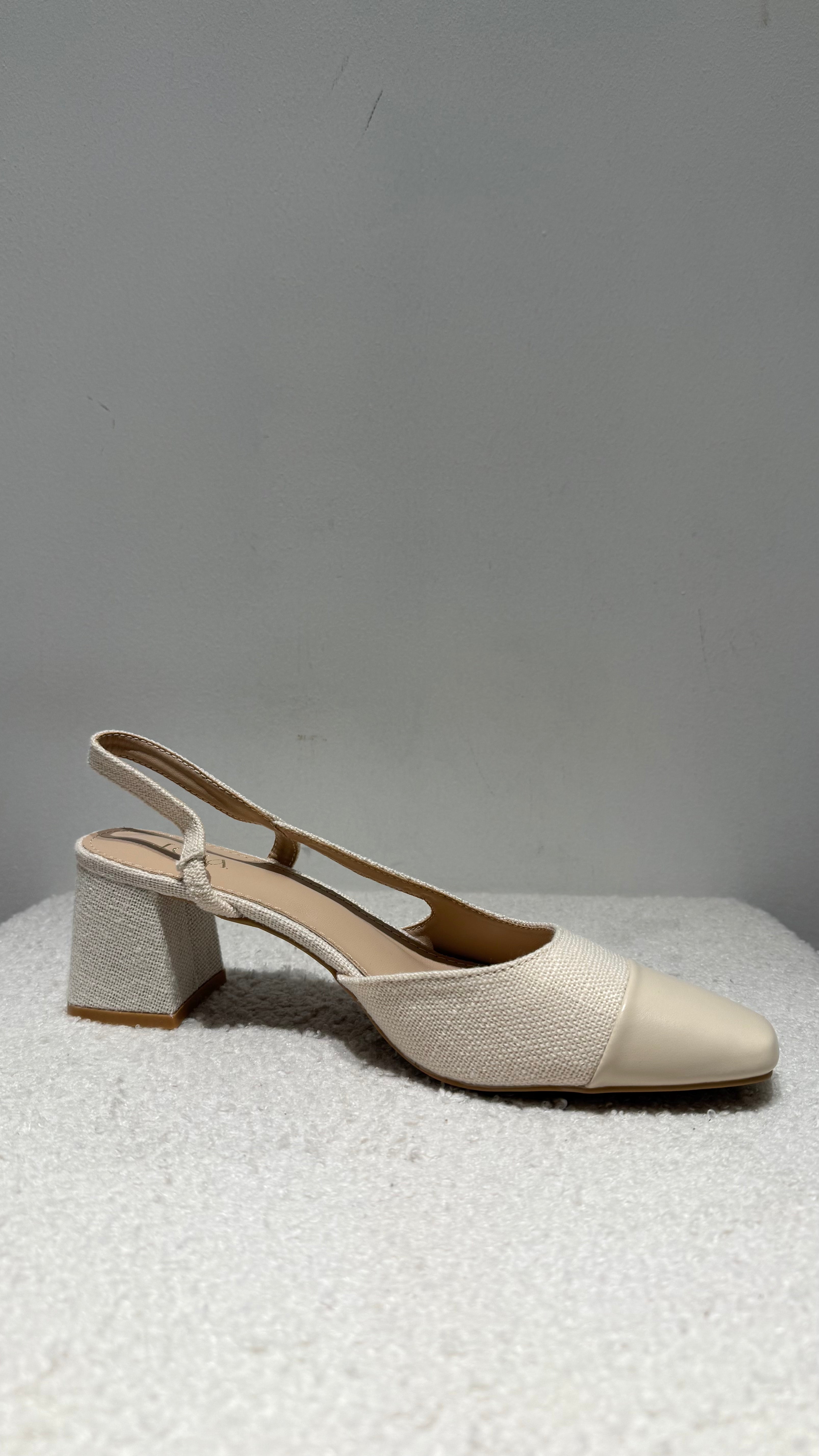Escarpins slingback bi-matière – Kiffeur