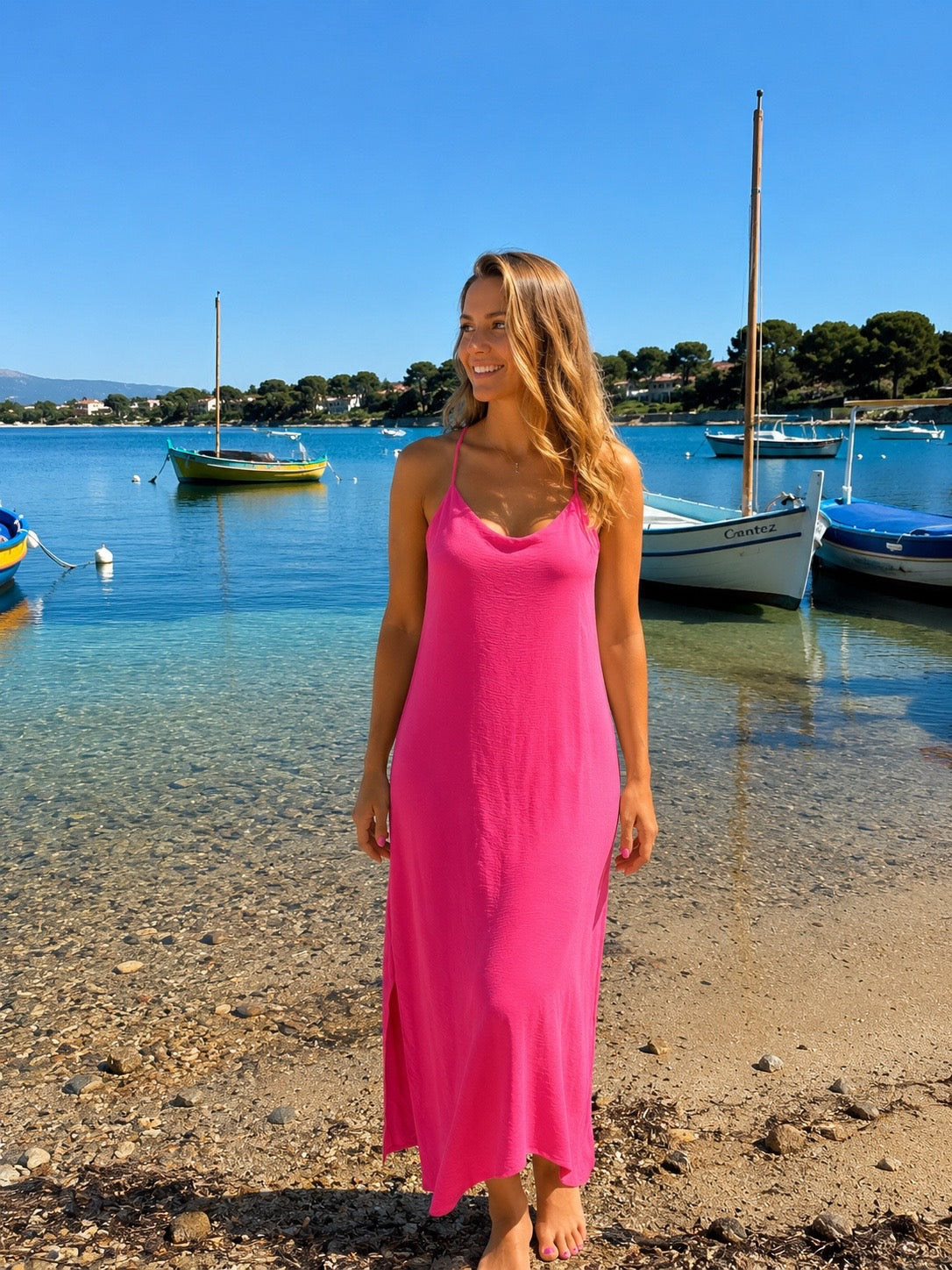 Robe longue Dos nu Océane