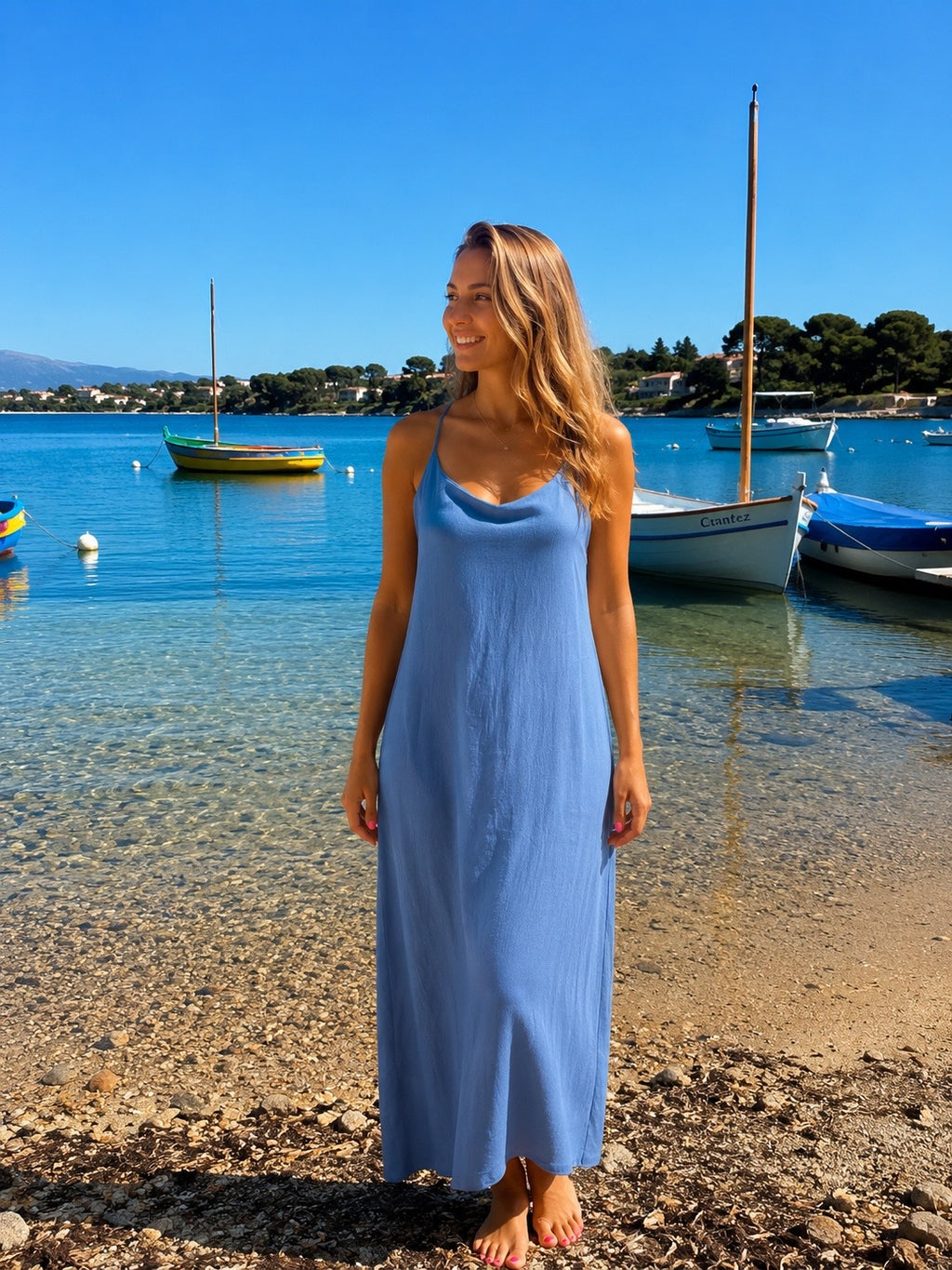 Robe longue Dos nu Océane