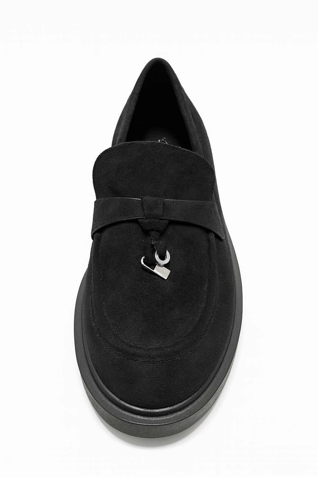 Mocassins Lara en suédine – Noir & Marron