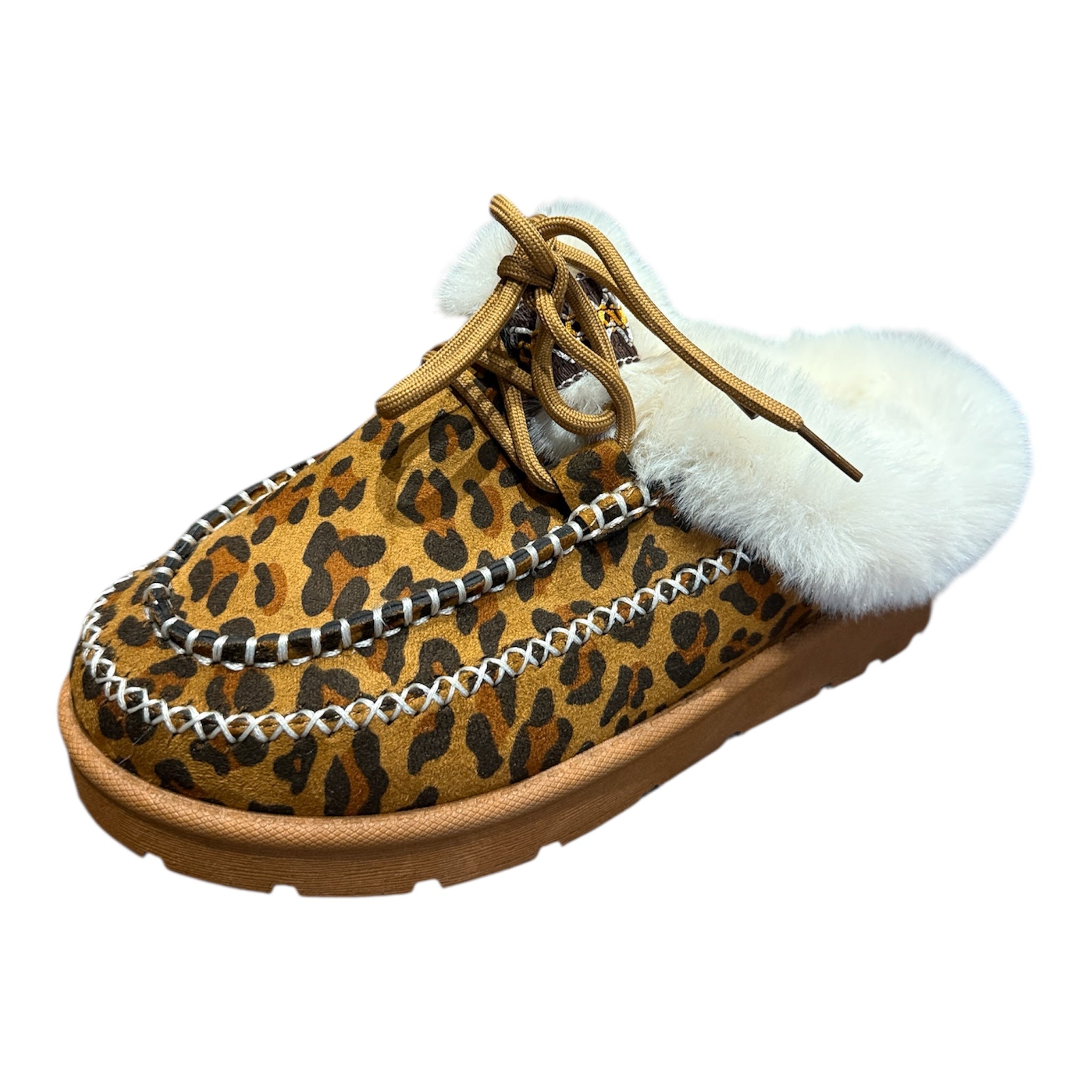 Mules fourrées à lacets – Confort & style à 25€