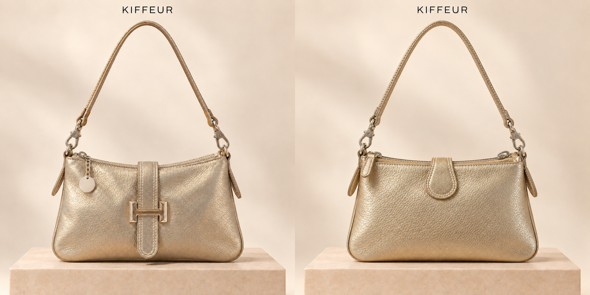 Sac Mila doré face et dos – KIFFEUR