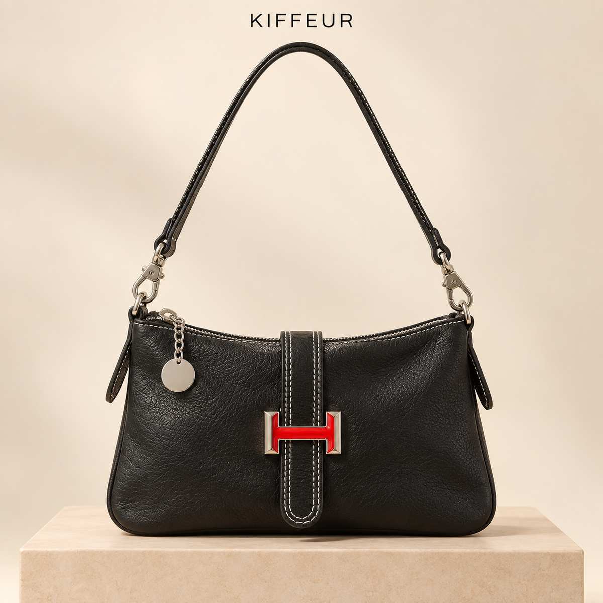 Sac Mila noir vu de face – KIFFEUR