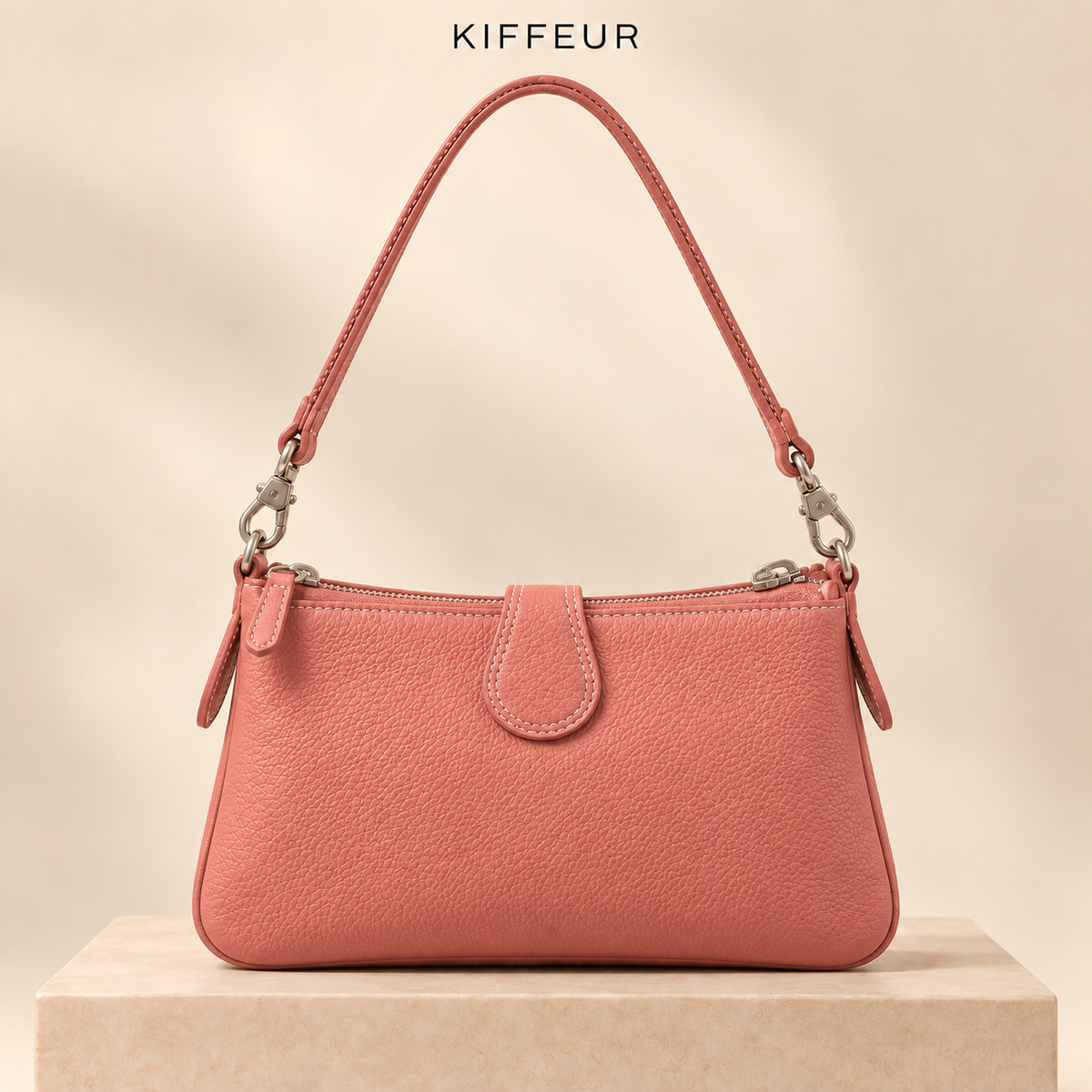 Sac Mila rose vu de dos – KIFFEUR