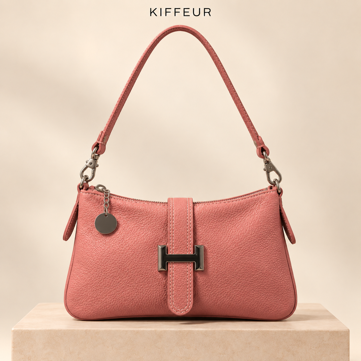 Sac Mila rose vu de face – KIFFEUR