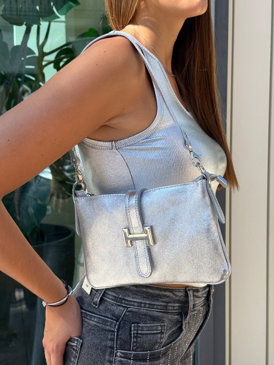 Sac Épaule Argenté Tendance ✨