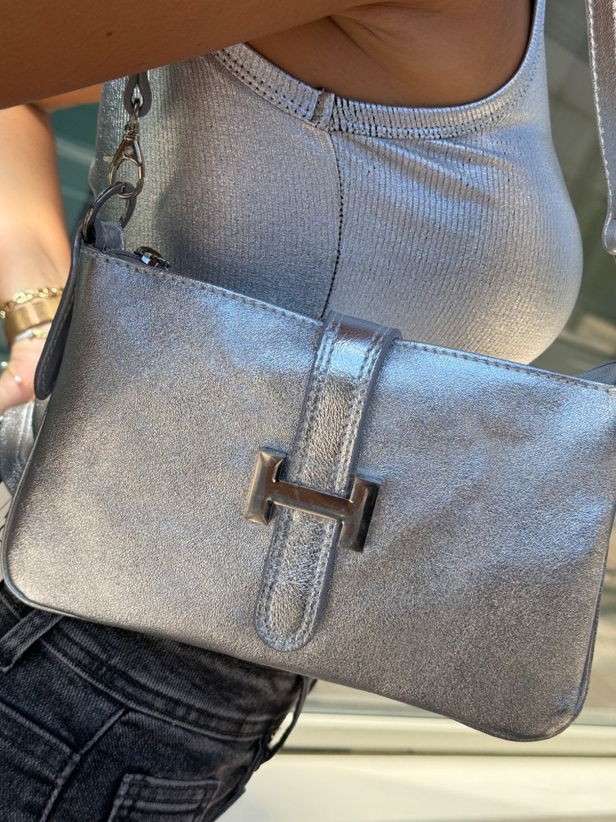 Sac Épaule Argenté Tendance ✨